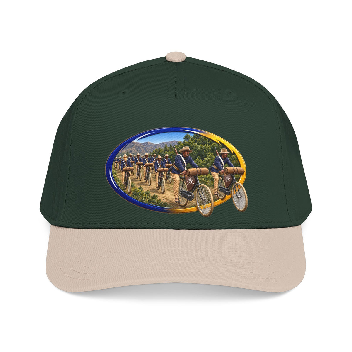Mid Profile Baseball Cap - CIrcle Riders - 3D - Enhanced