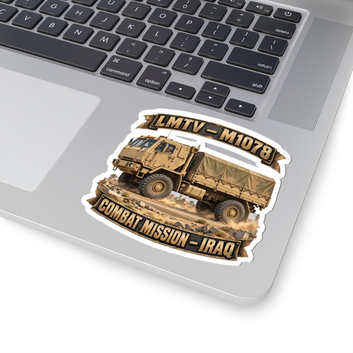 Kiss-Cut Stickers - Army - LMTV - 1078 - Combat Mission - Iraq - 3D - Enhanced