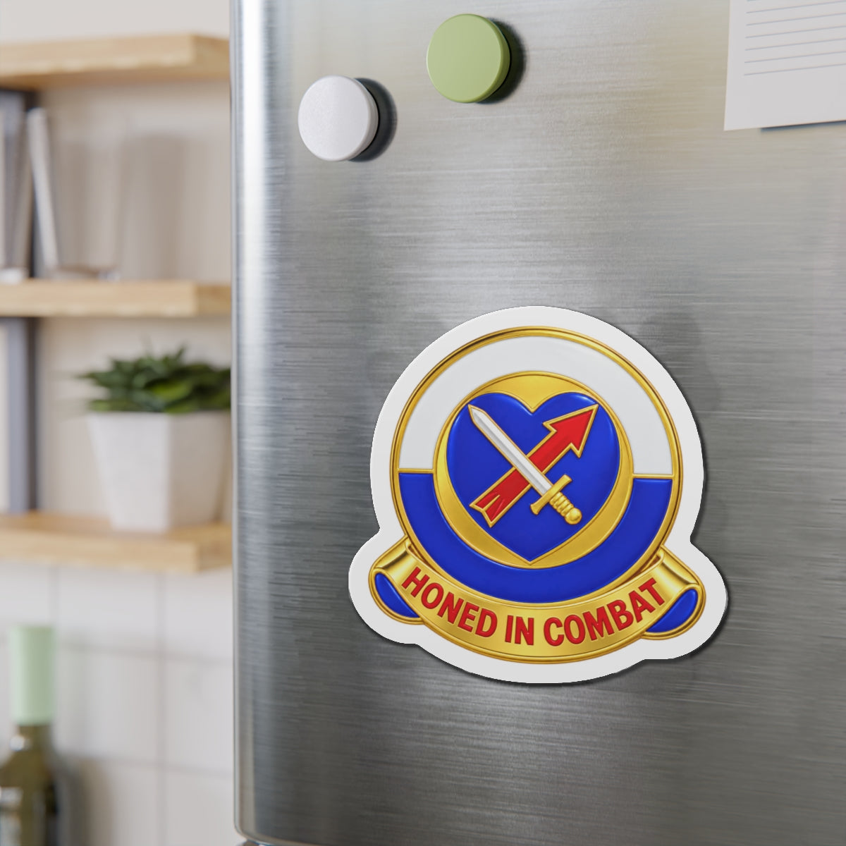 Die-Cut Magnets — Army - XXIV Corps - DUI without Text - 3D - Transparent