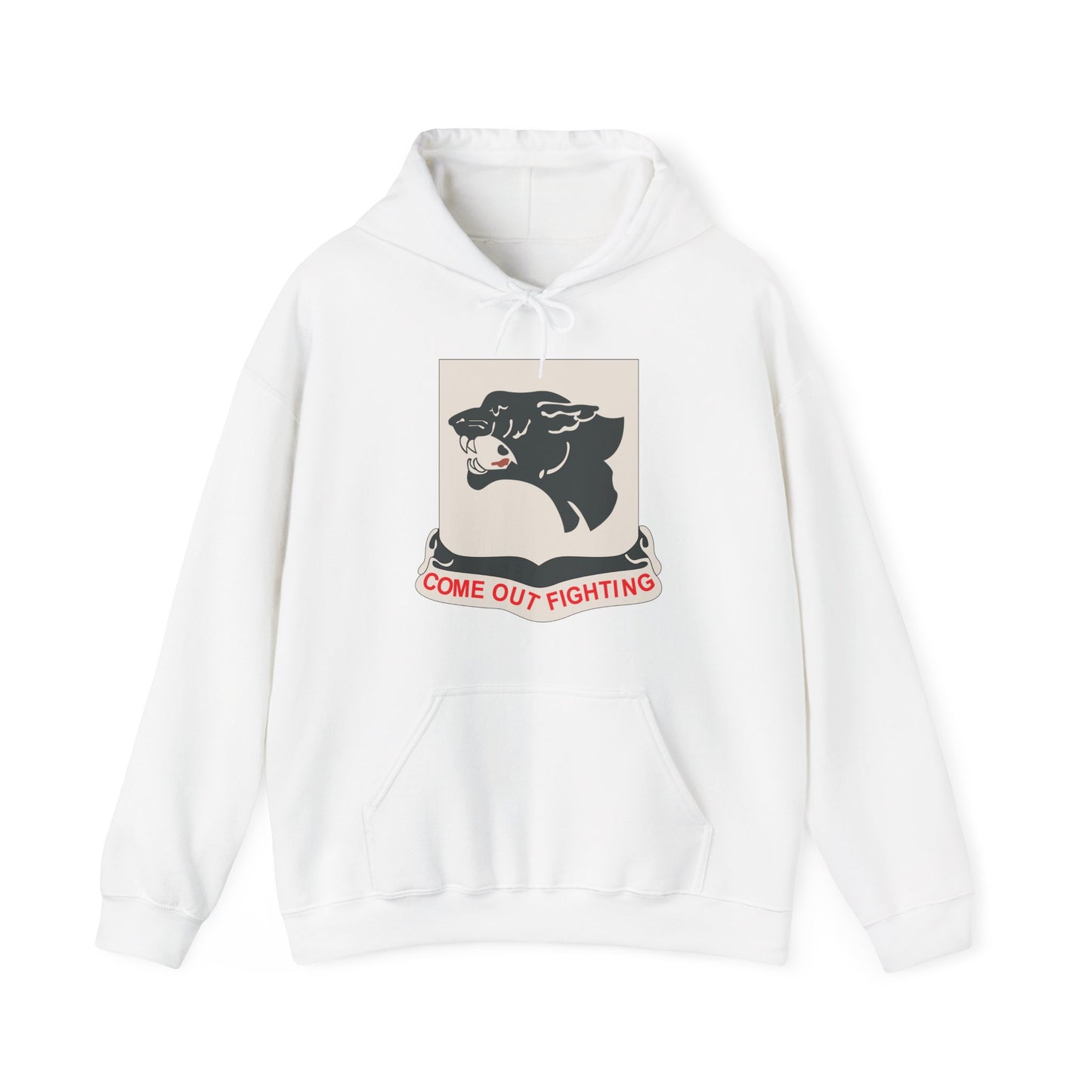 Unisex Heavy Blend Hooded Sweatshirt - Army - 761st Tank Battalion - Black Panthers wo Txt