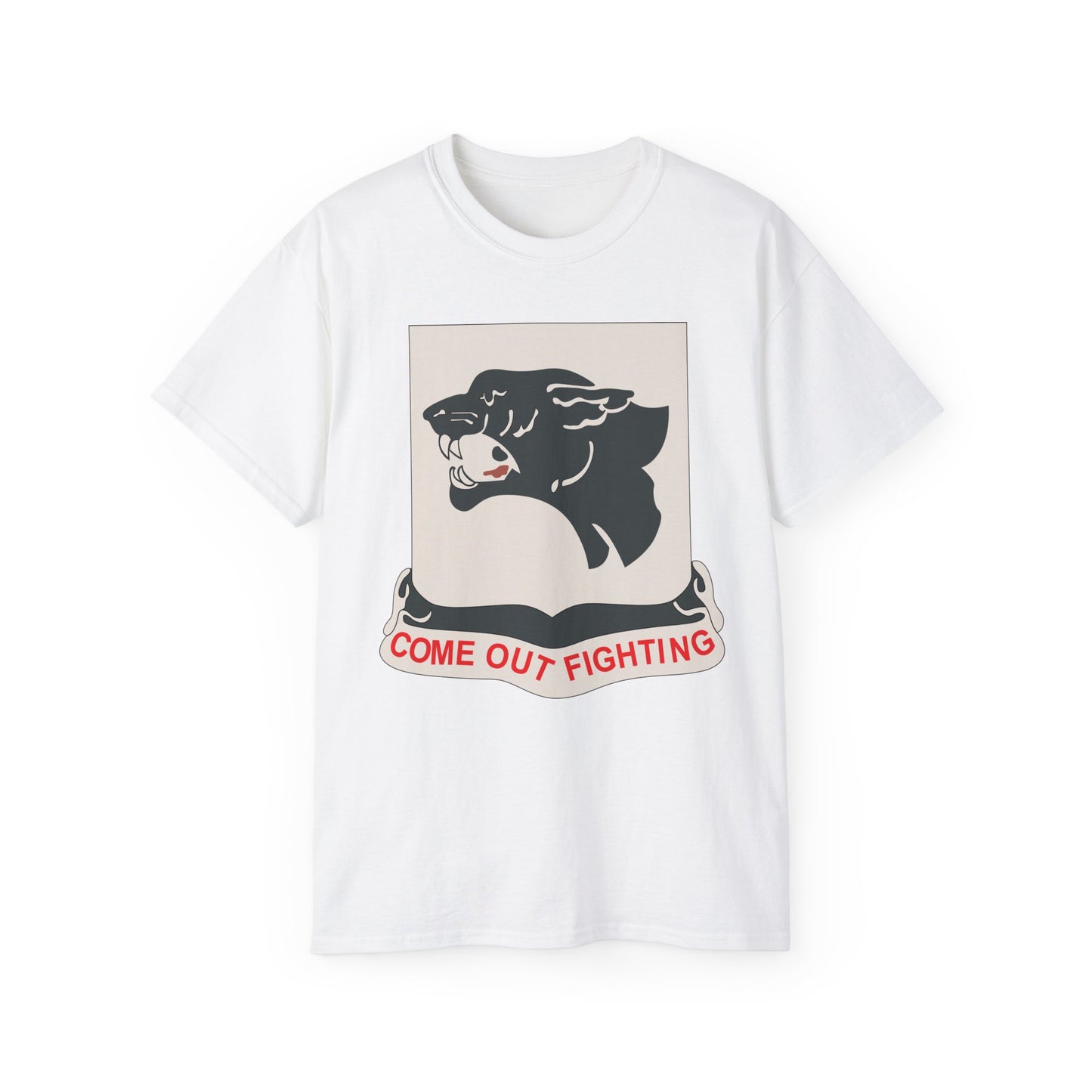 Unisex Ultra Cotton Tee - Army - 761st Tank Battalion - Black Panthers wo Txt