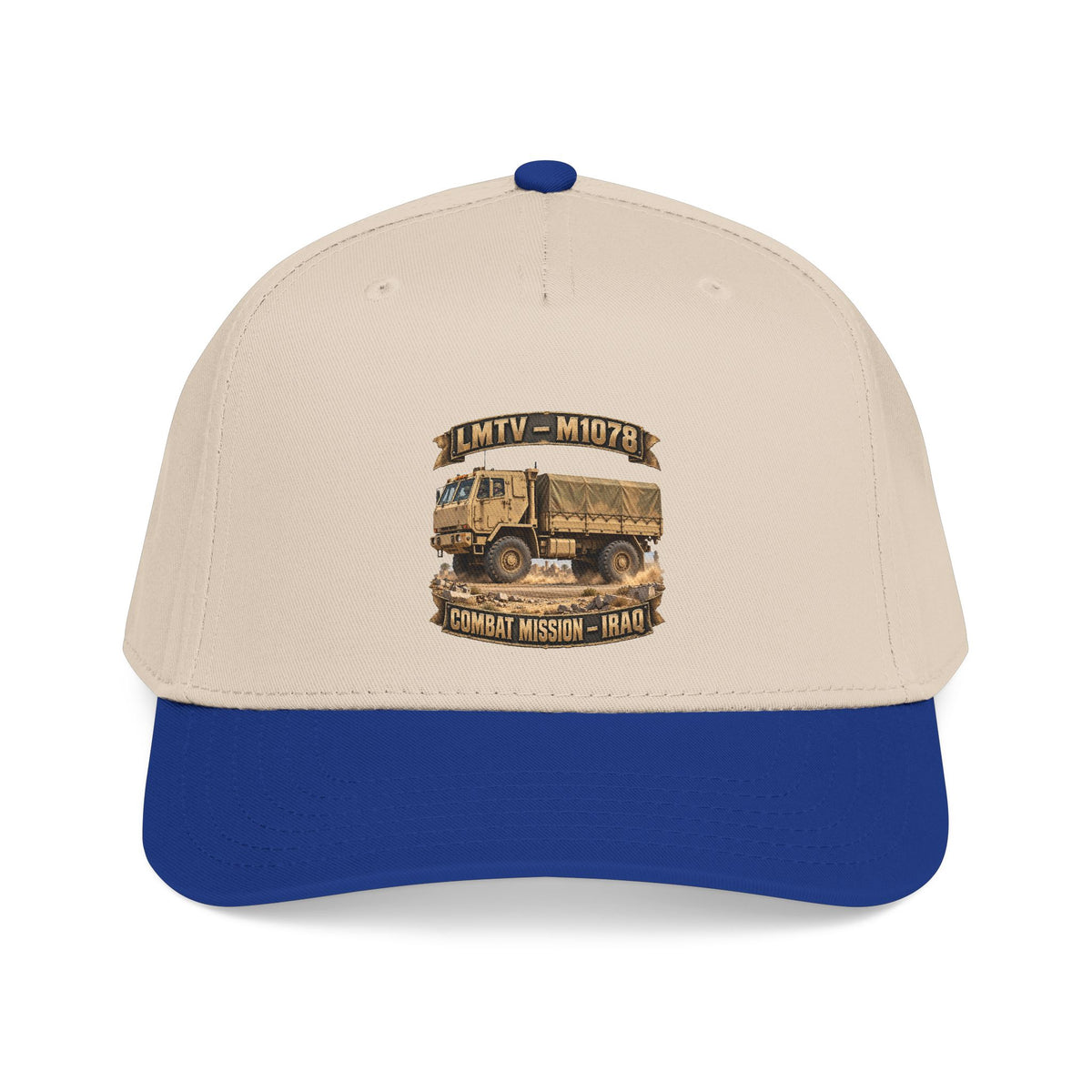Mid Profile Baseball Cap - Army - LMTV - 1078 - Combat Mission - Iraq - 3D - Enhanced