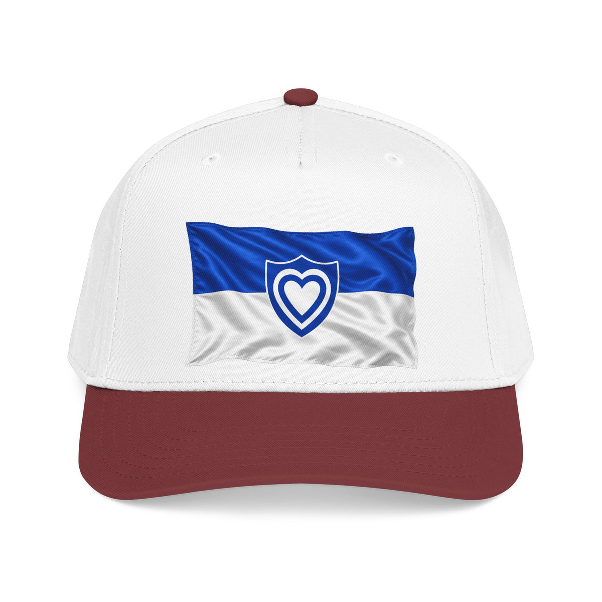 Mid Profile Baseball Cap - Army - XXIV Corps Flag - Waving - without Text - 3D - Transparent