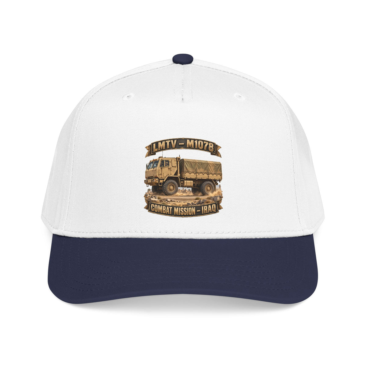Mid Profile Baseball Cap - Army - LMTV - 1078 - Combat Mission - Iraq - 3D - Enhanced