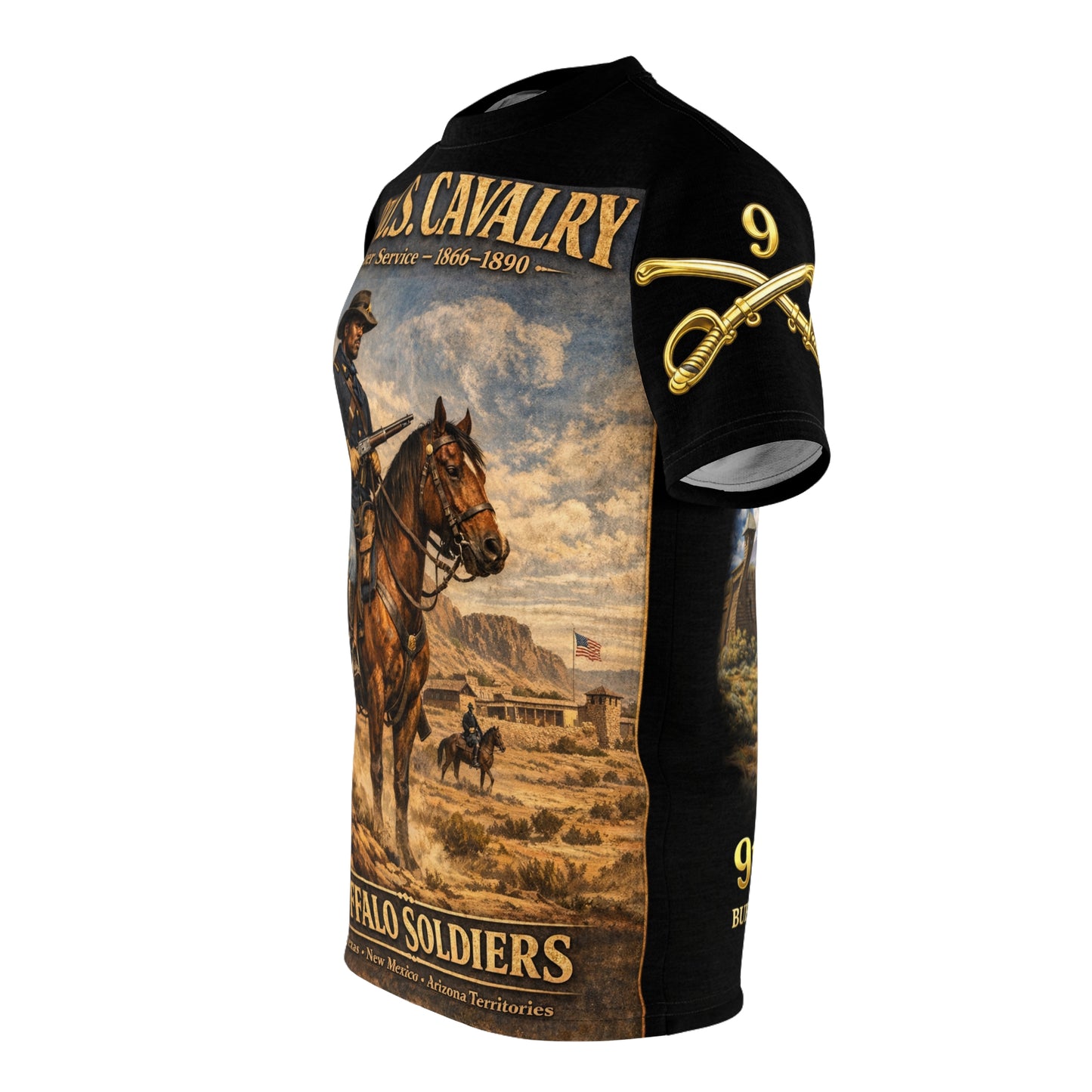 9th Cavalry Regiment Tribute Tee — On Patrol