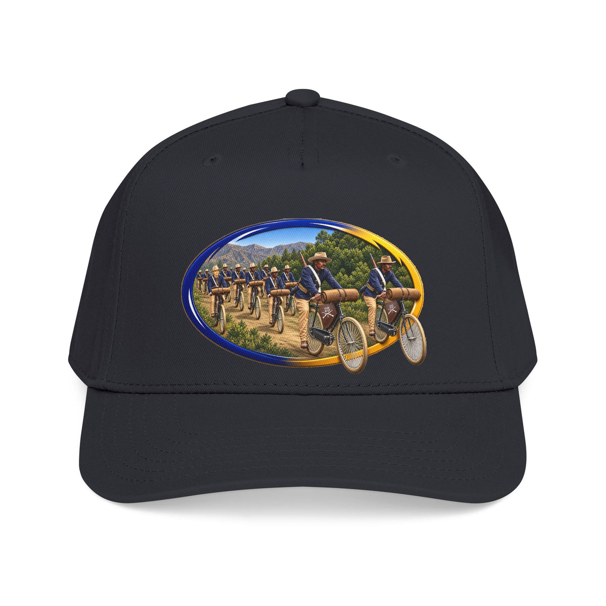Mid Profile Baseball Cap - CIrcle Riders - 3D - Enhanced