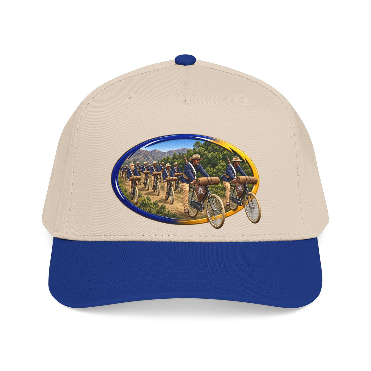Mid Profile Baseball Cap - CIrcle Riders - 3D - Enhanced