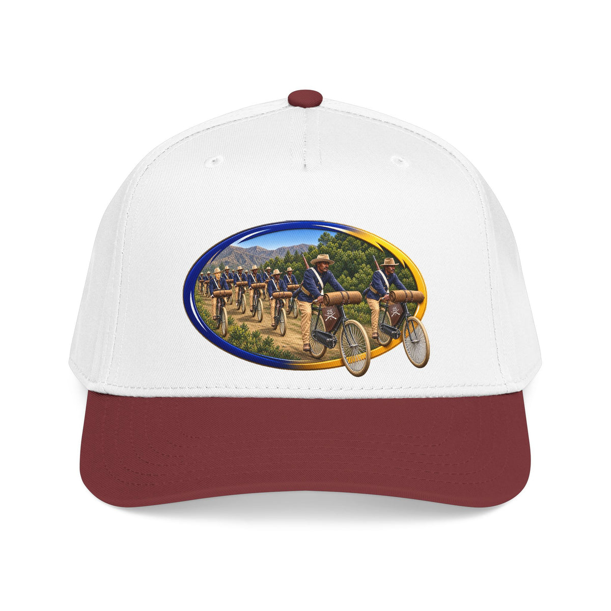 Mid Profile Baseball Cap - CIrcle Riders - 3D - Enhanced