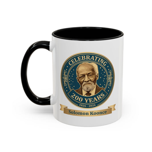 Accent Coffee Mug — "Celebrating 200 Years" Solomon Koonce Portrait (11/15 oz)