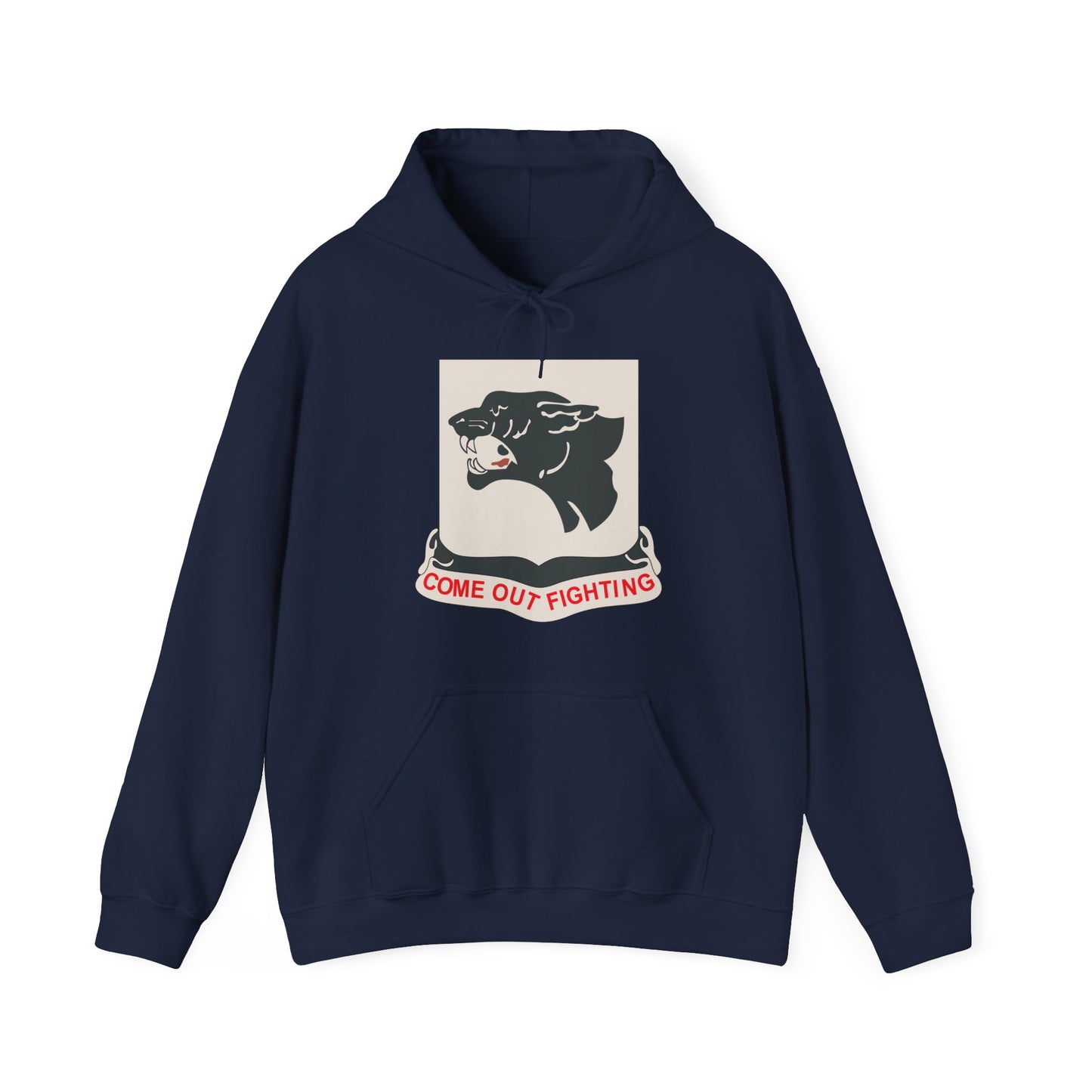 Unisex Heavy Blend Hooded Sweatshirt - Army - 761st Tank Battalion - Black Panthers wo Txt