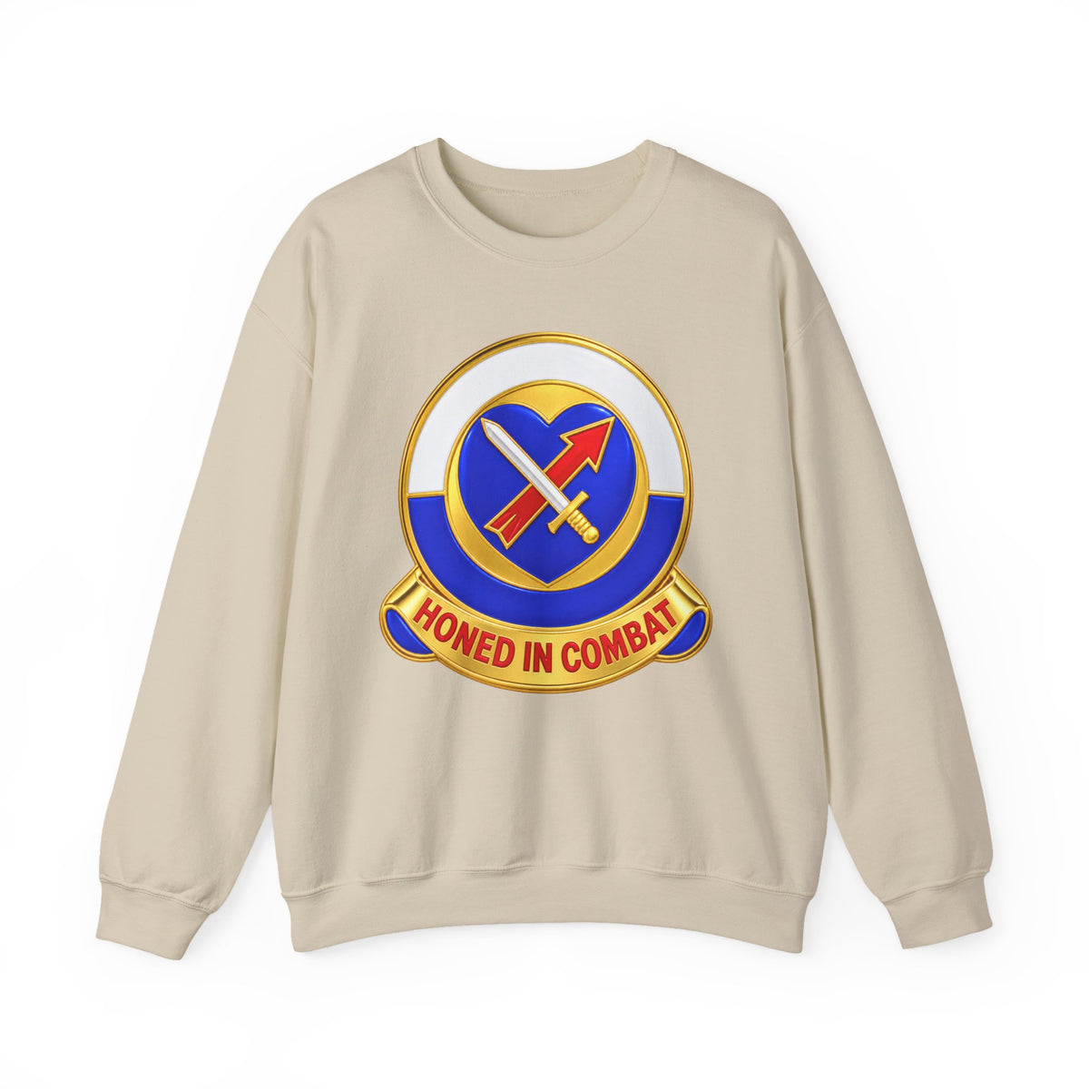 Crewneck Sweatshirt - Army - XXIV Corps - DUI without Text - 3D - Transparent