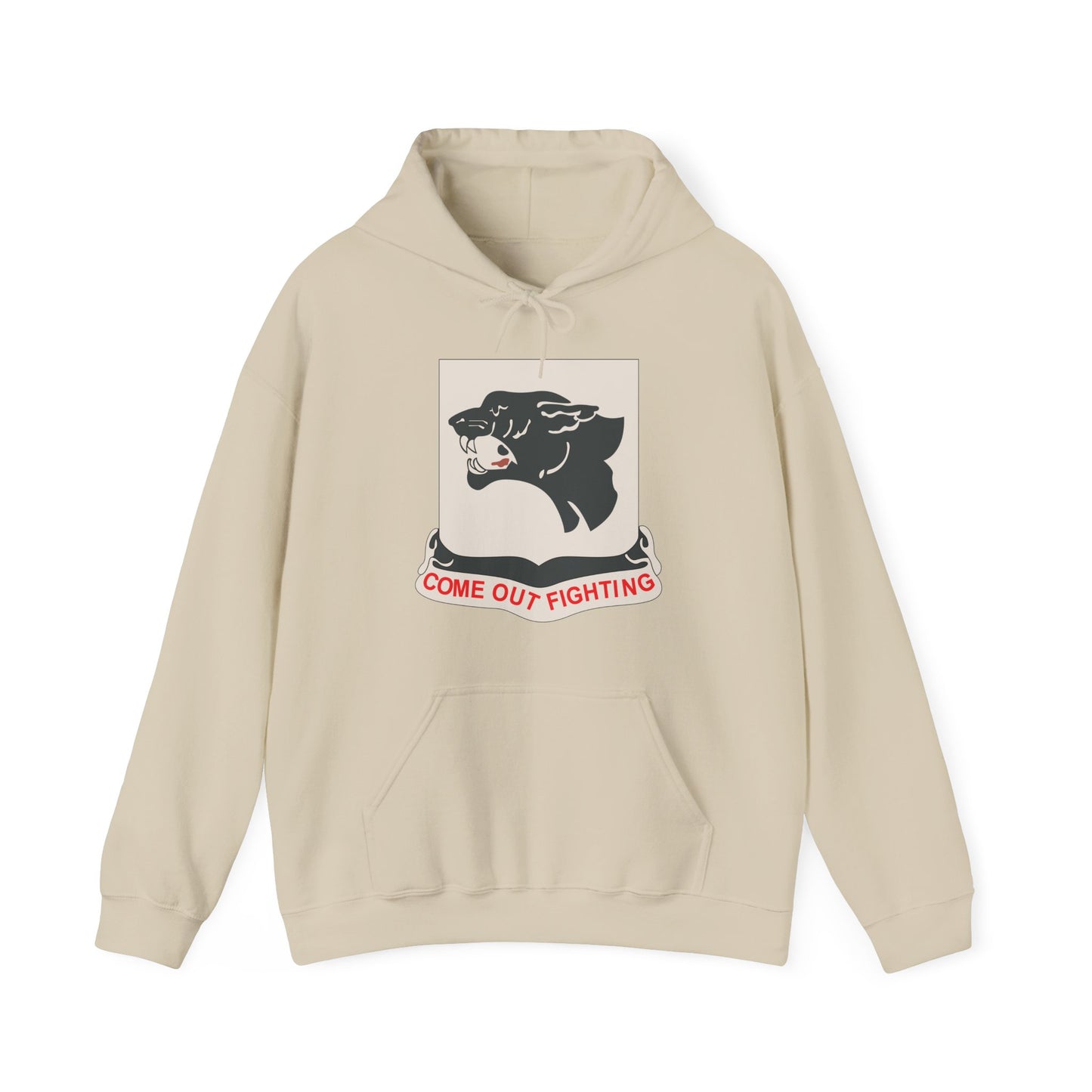 Unisex Heavy Blend Hooded Sweatshirt - Army - 761st Tank Battalion - Black Panthers wo Txt
