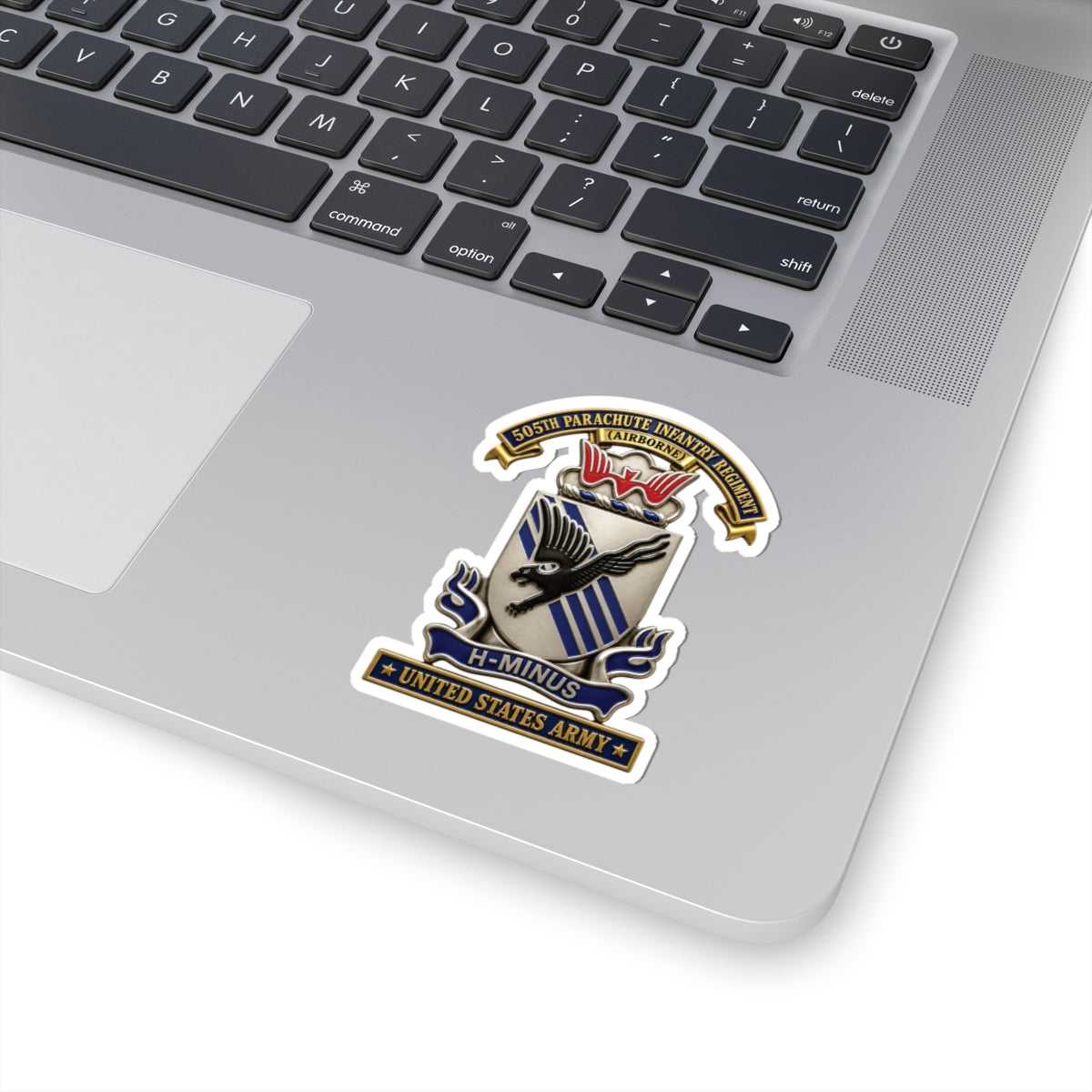 Kiss-Cut Stickers - Army - 505th Parachute Infantry Regiment (PIR) - DUI - United States Army - 3D - Enhanced