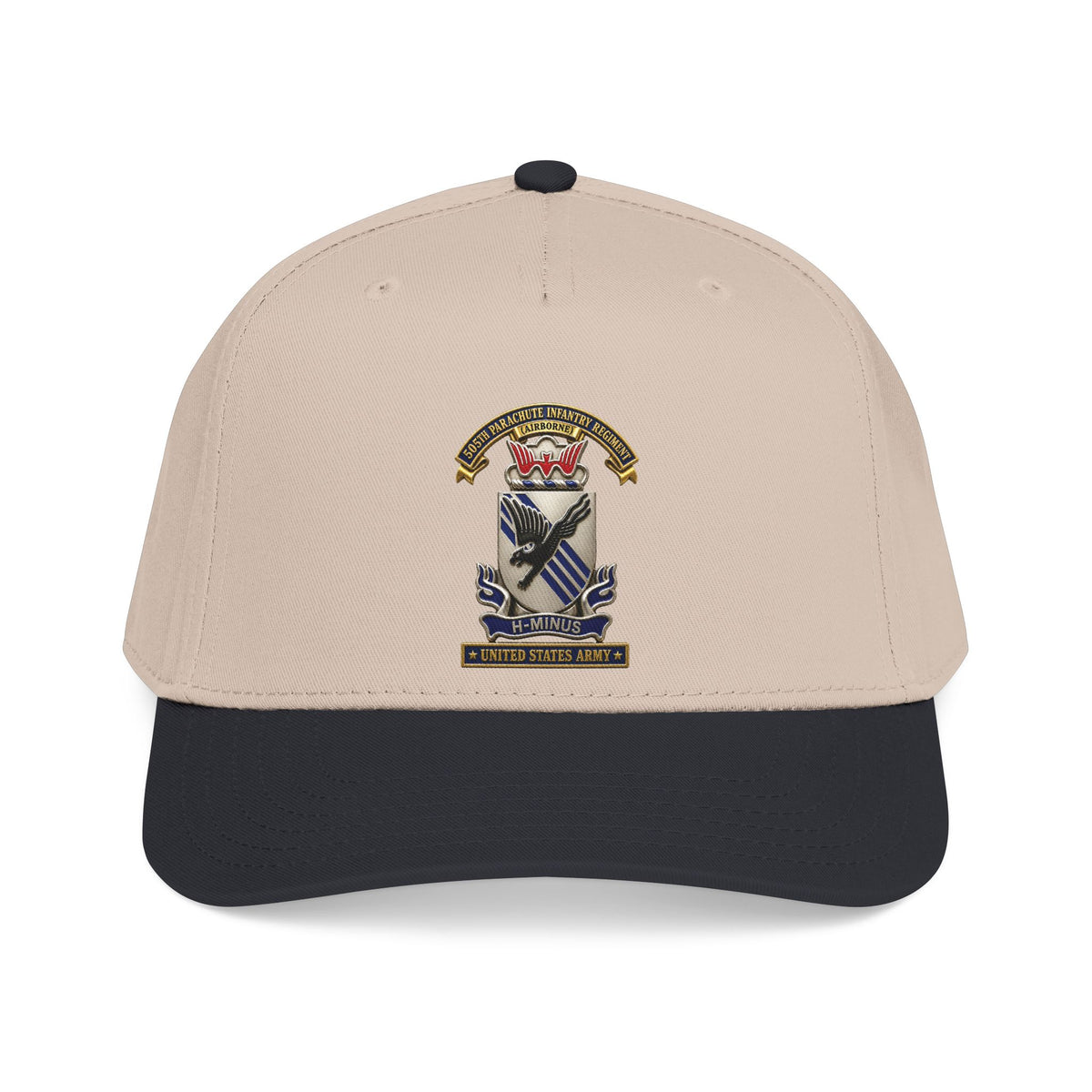Mid Profile Baseball Cap - Army - 505th Parachute Infantry Regiment (PIR) - DUI - United States Army - 3D - Enhanced