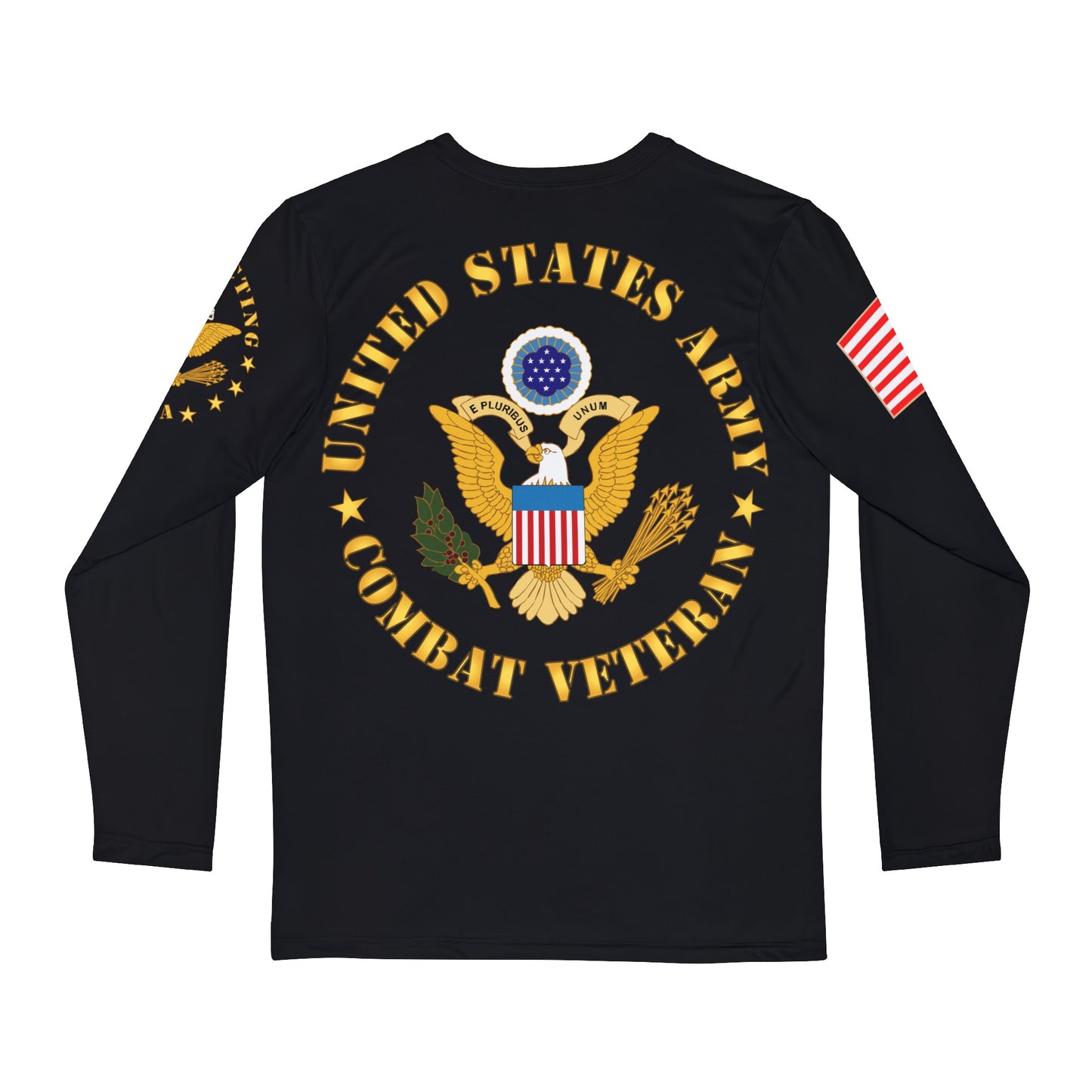 Men's Long Sleeve Shirt (AOP) - Command Sergeant Major - CSM - Combat Veteran