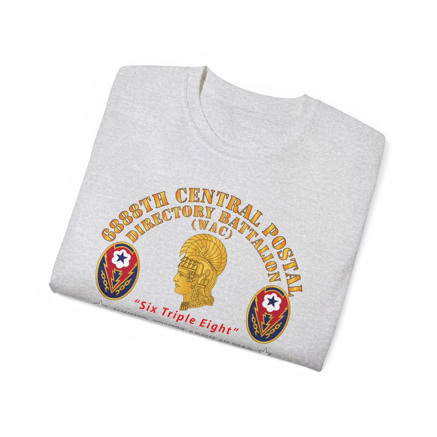 Unisex Ultra Cotton Tee - Army - 6888th Central Postal Directory Battalion - World War II Service Medals