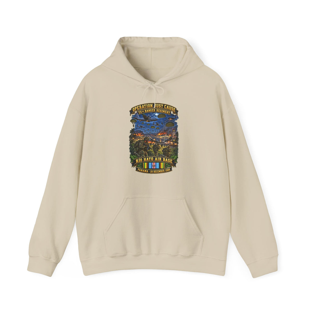 Hoodie — SOF - Operation Just Cause  - Panama Invasion 1989 - 75th Ranger Rgt - Rio Hato Air Base - 3D - Enhanced