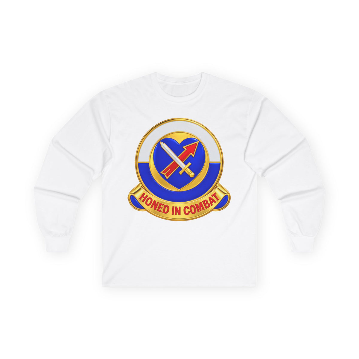 Unisex Ultra Cotton Long Sleeve Tee - Army - XXIV Corps - DUI without Text - 3D - Transparent