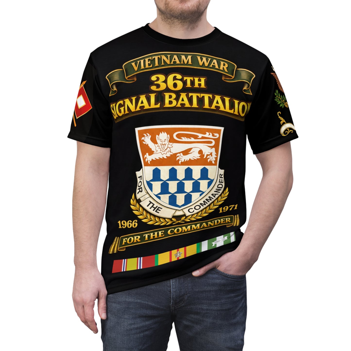 36th Signal Battalion Vietnam Service Tribute Tee | All-Over Print
