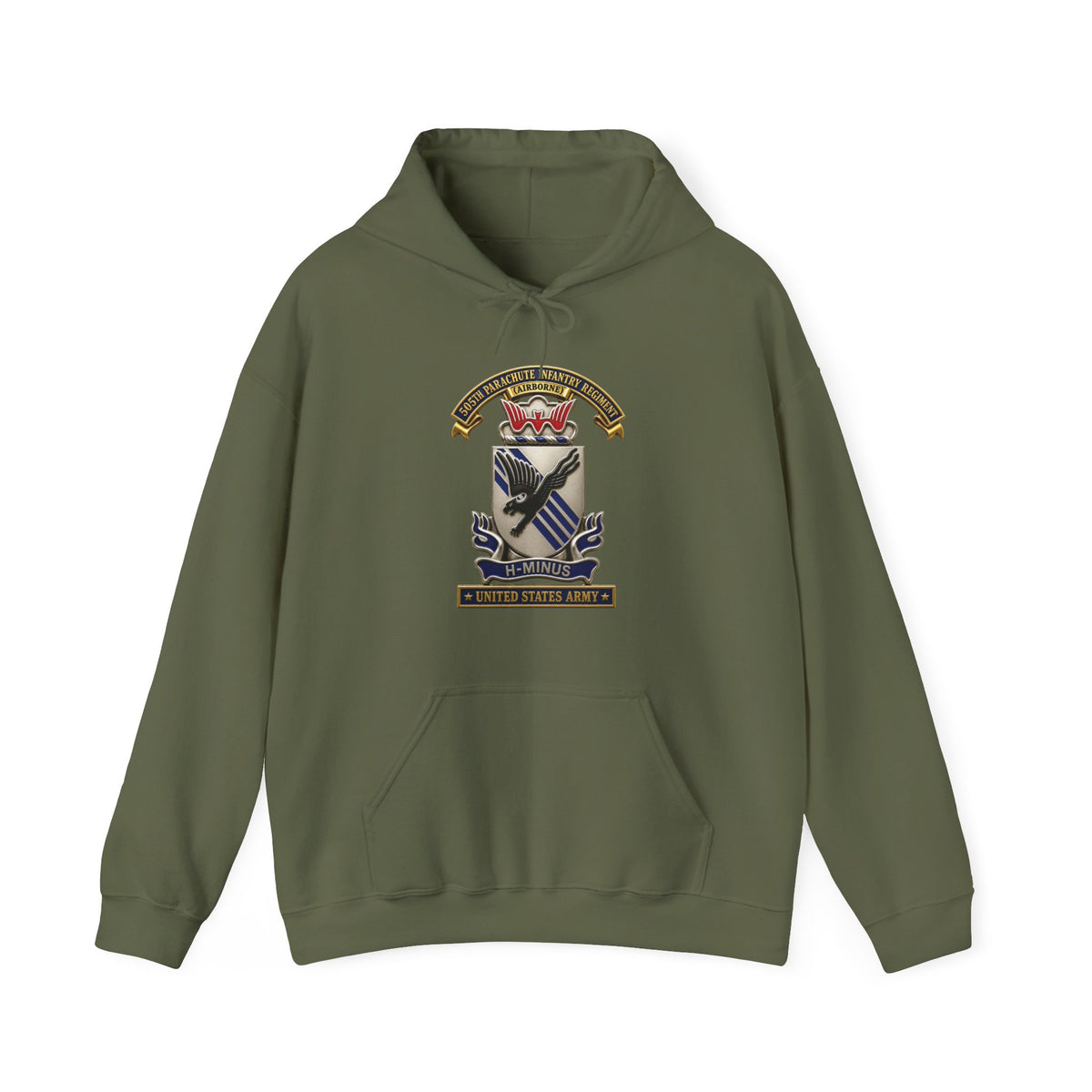Hoodie — Army - 505th Parachute Infantry Regiment (PIR) - DUI - United States Army - 3D - Enhanced