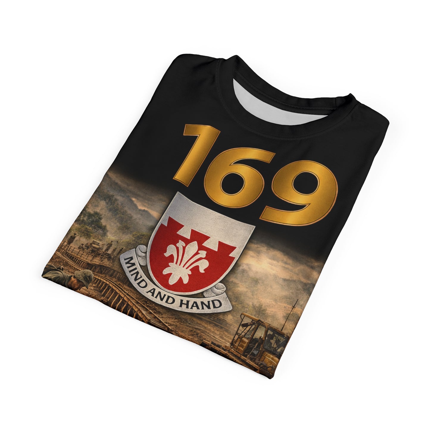 169th Engineer Battalion Vietnam Service Tribute Tee | All-Over Print