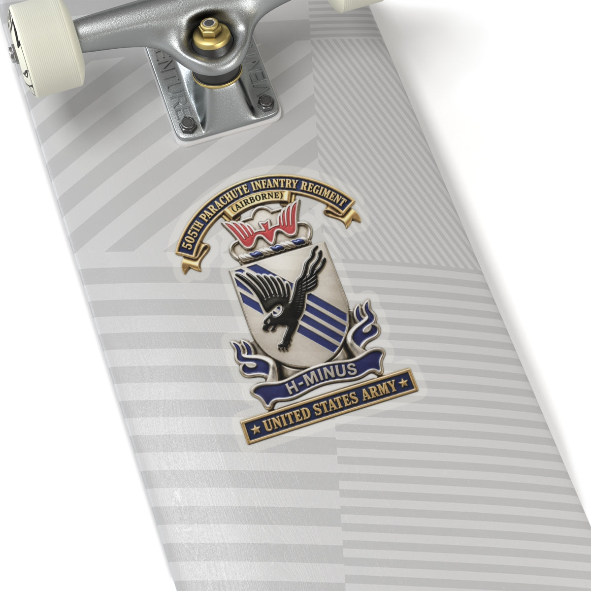 Kiss-Cut Stickers - Army - 505th Parachute Infantry Regiment (PIR) - DUI - United States Army - 3D - Enhanced