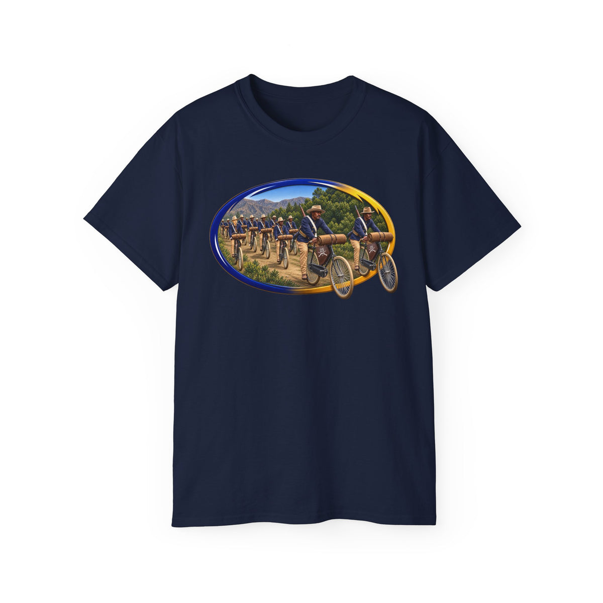 Unisex Ultra Cotton Tee - CIrcle Riders - 3D - Enhanced