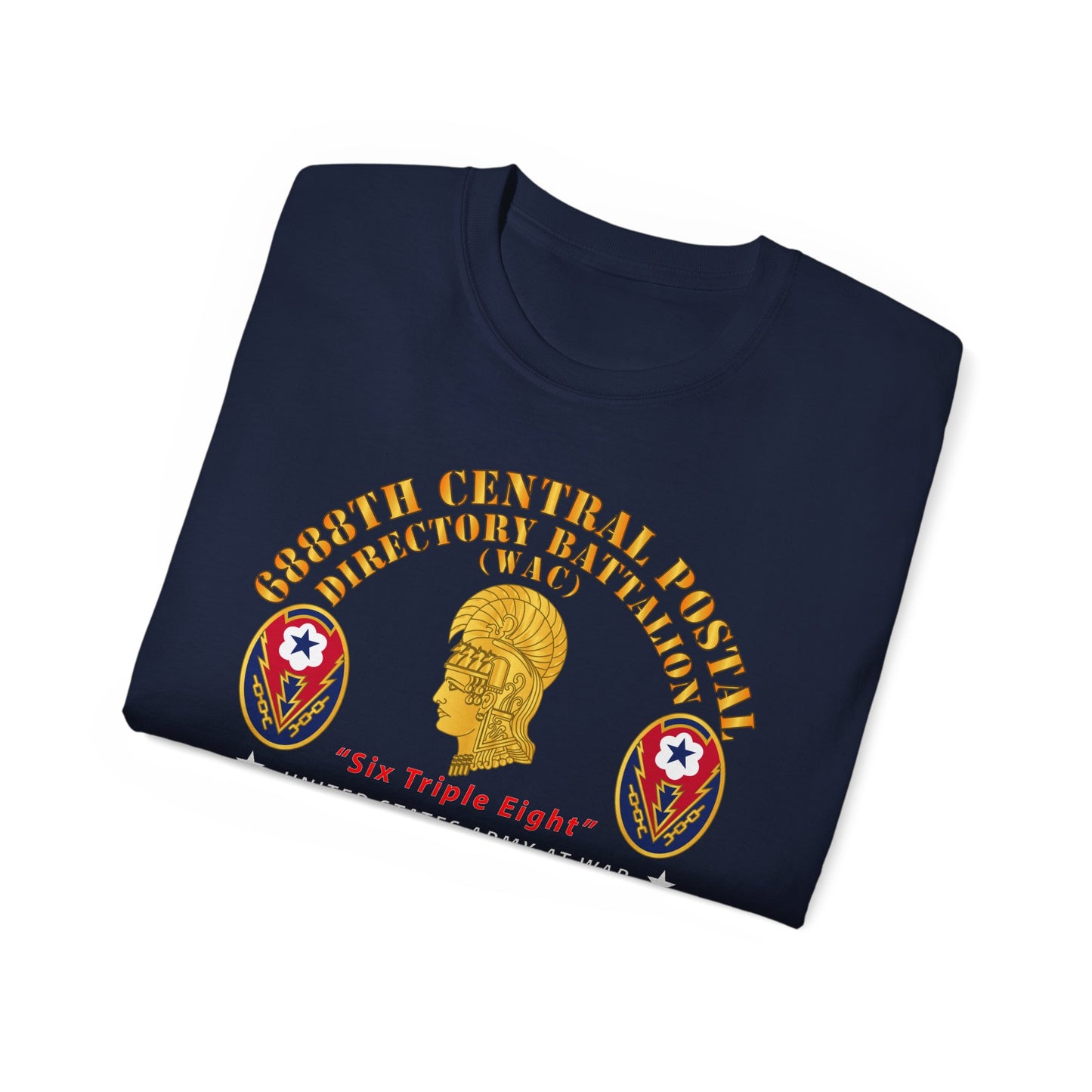 Unisex Ultra Cotton Tee - Army - 6888th Central Postal Directory Battalion - World War II Service Medals