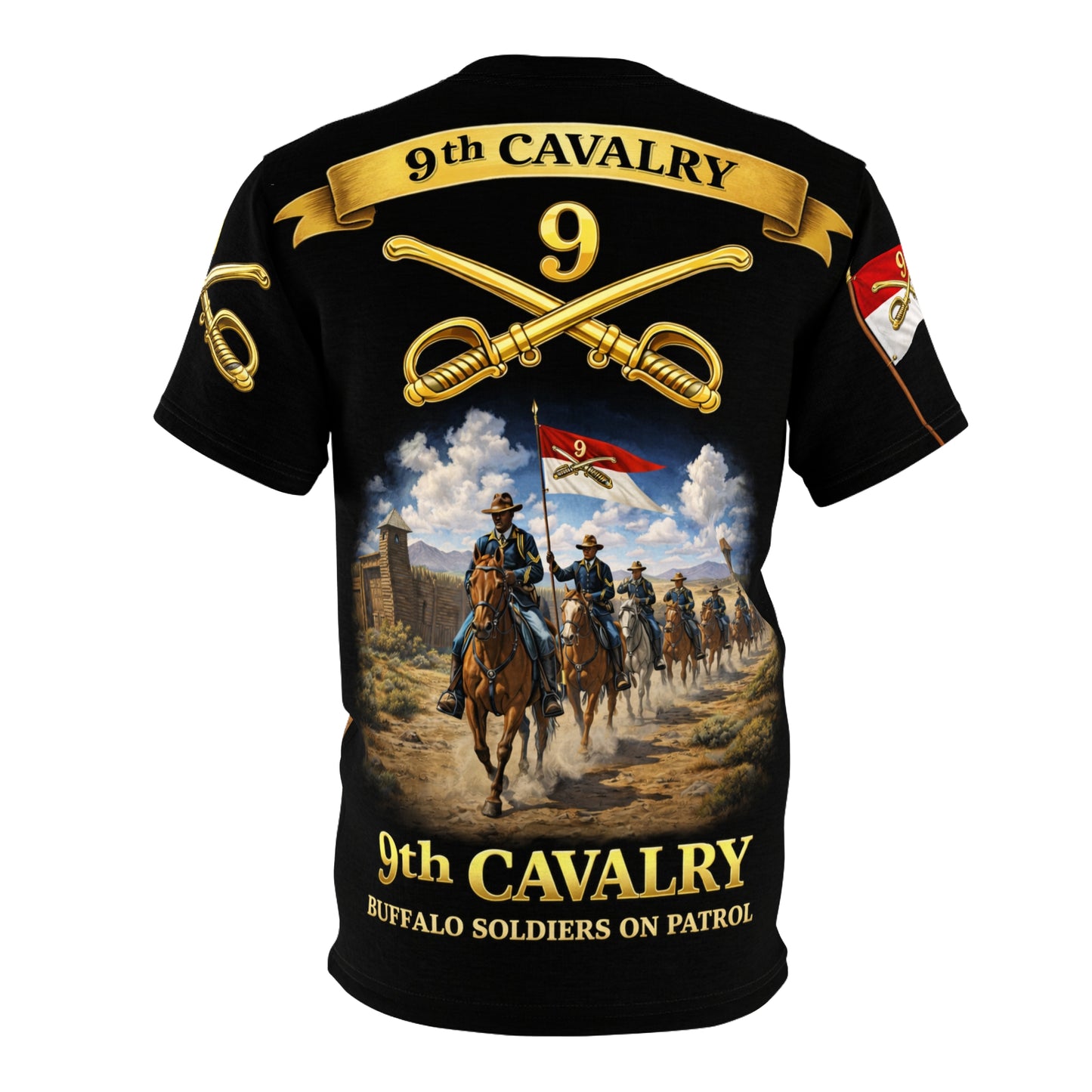 9th Cavalry Regiment Tribute Tee — On Patrol