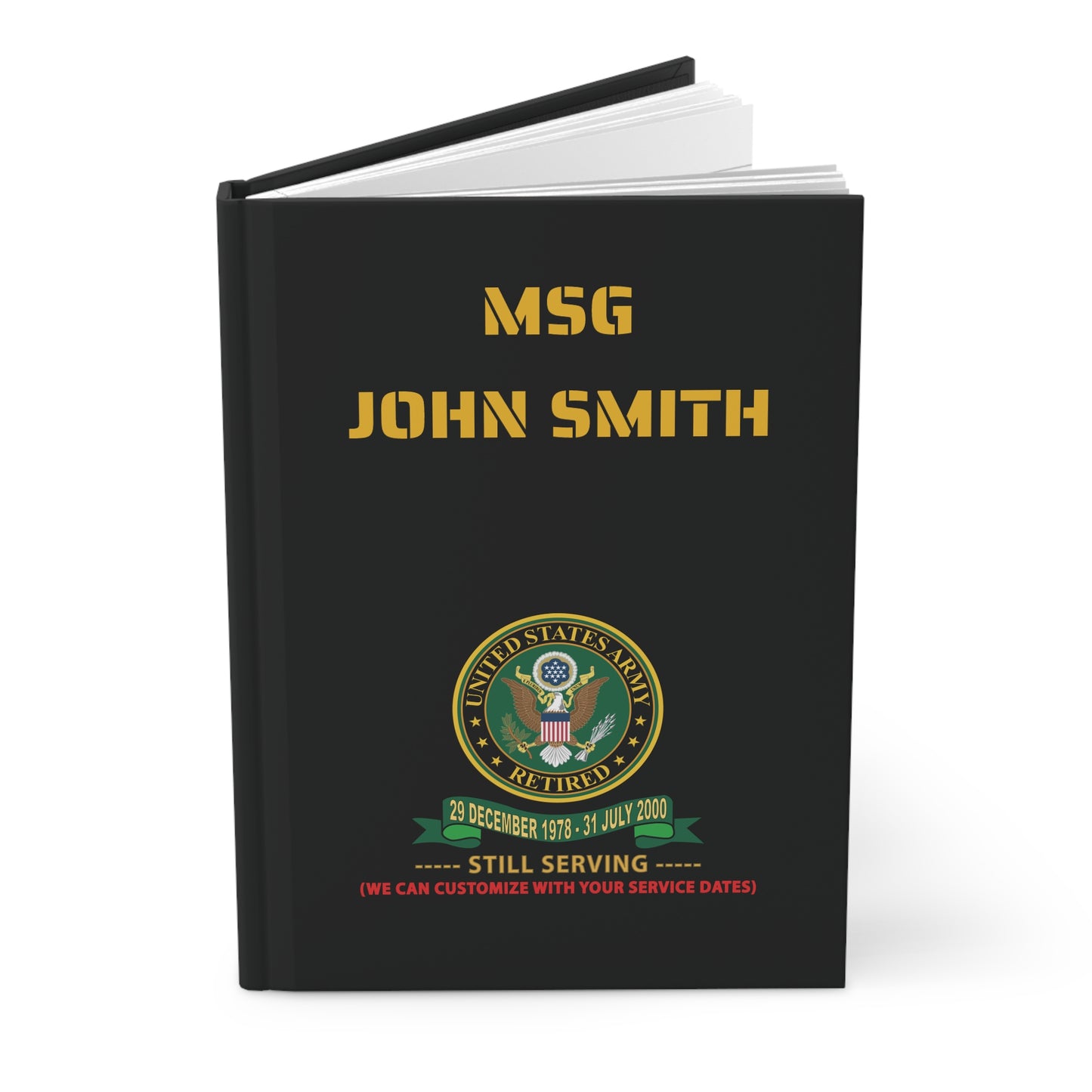 Hardcover Journal Matte - Your Military Experience Journal