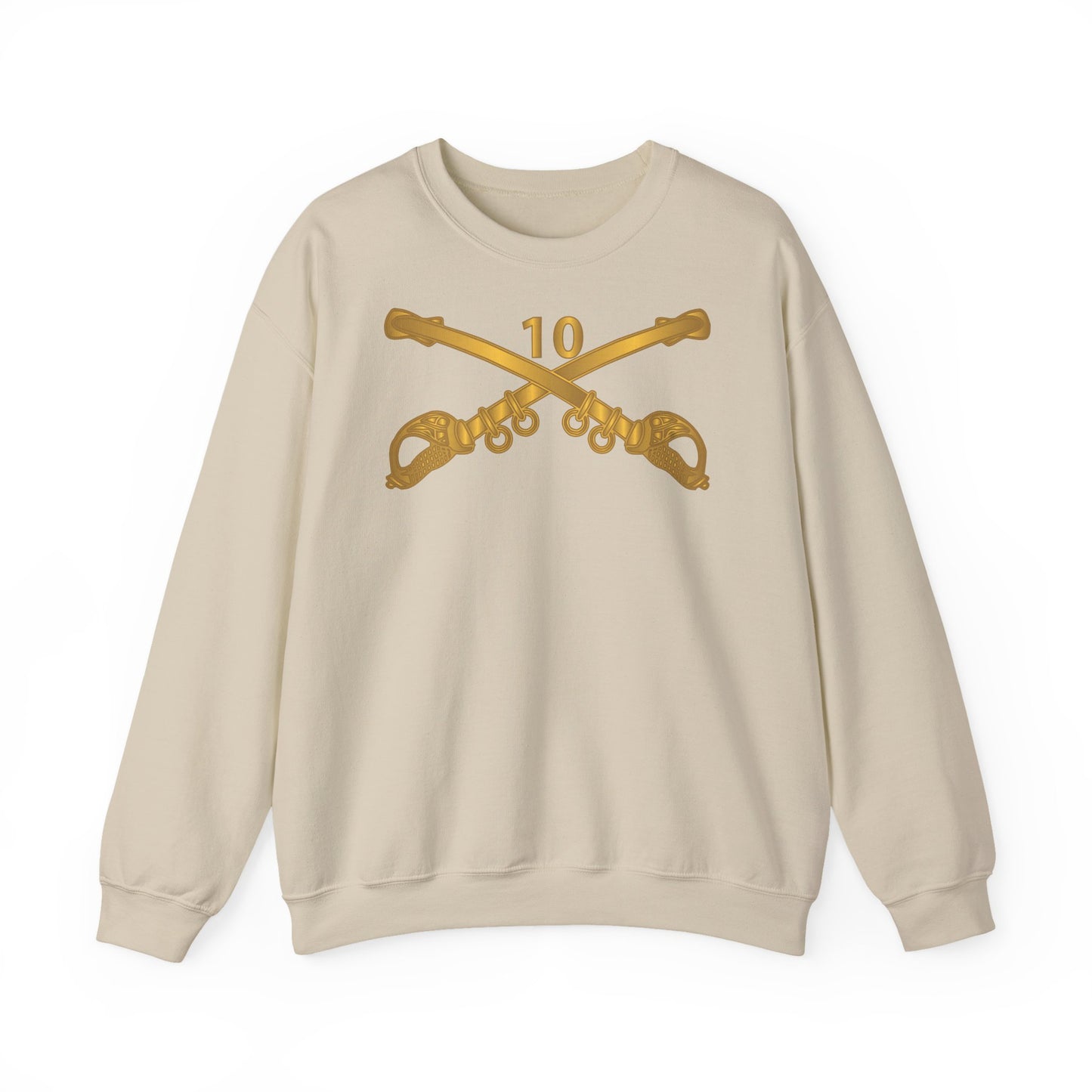 Crewneck Sweatshirt - Army - 10th Cavalry Branch wo Txt
