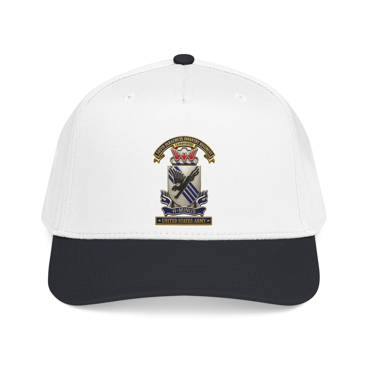 Mid Profile Baseball Cap - Army - 505th Parachute Infantry Regiment (PIR) - DUI - United States Army - 3D - Enhanced