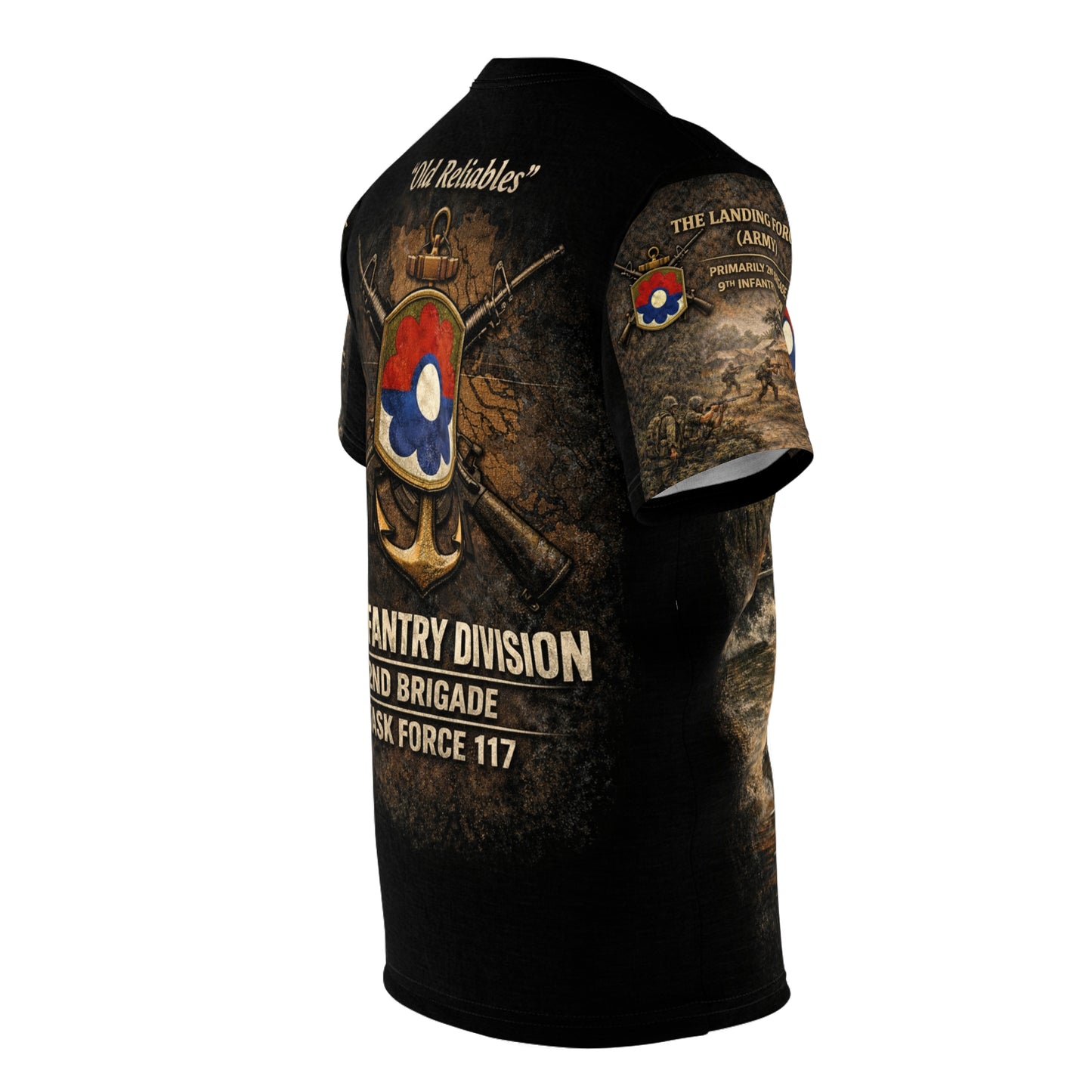 9th Infantry Division Vietnam Tribute All-Over Print Tee — Mobile Riverine Force (MRF)