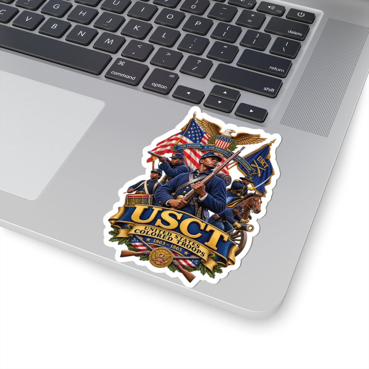 Kiss-Cut Stickers - United States Colored Troops (USCT) - Civil War - 3D - Enhanced