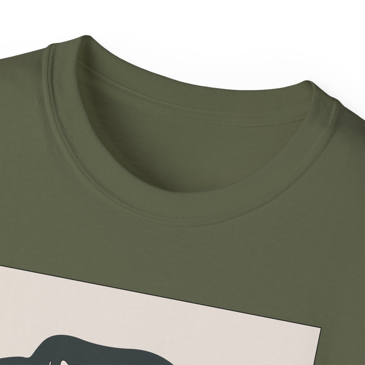 Unisex Ultra Cotton Tee - Army - 761st Tank Battalion - Black Panthers wo Txt