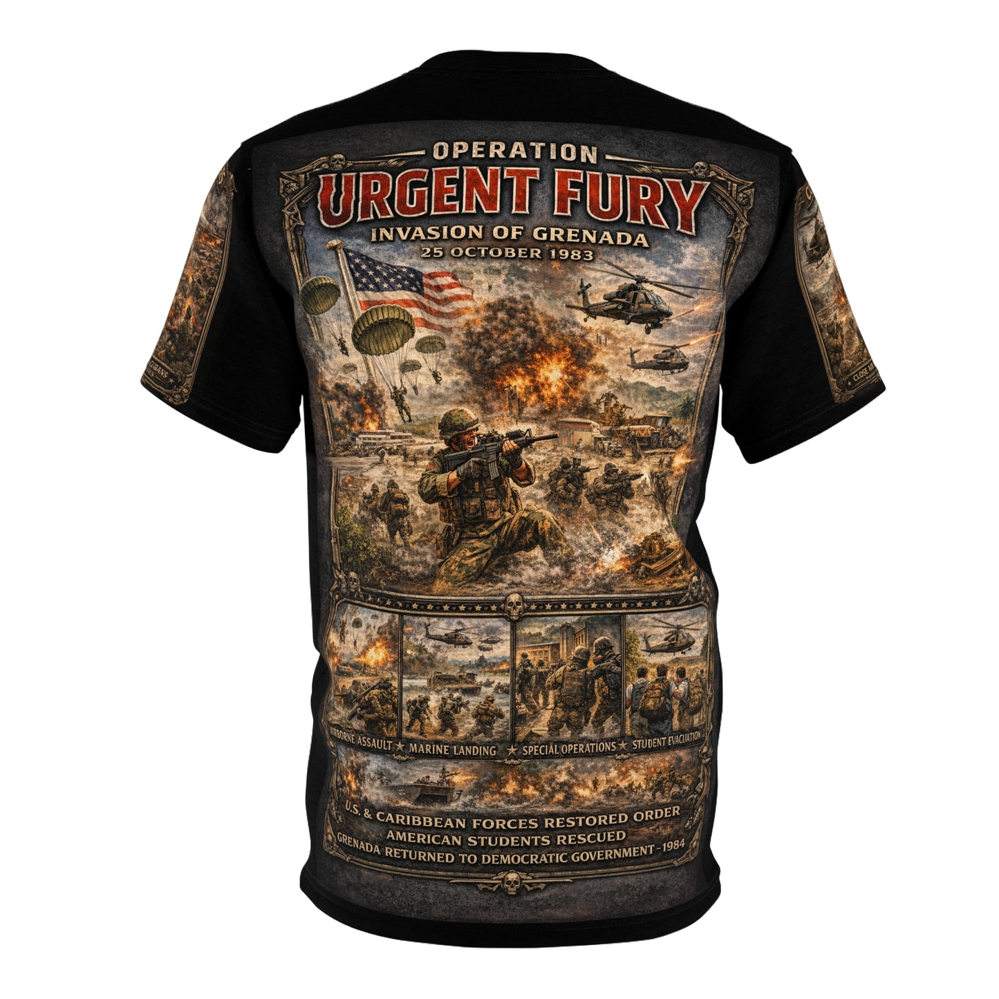 Operation Urgent Fury Tribute Tee — US Invasion of Grenada 1983