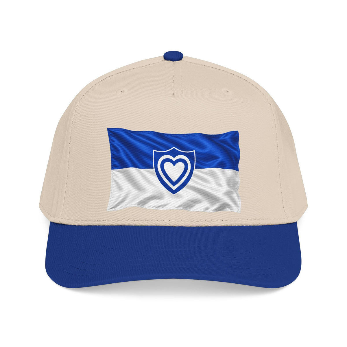 Mid Profile Baseball Cap - Army - XXIV Corps Flag - Waving - without Text - 3D - Transparent