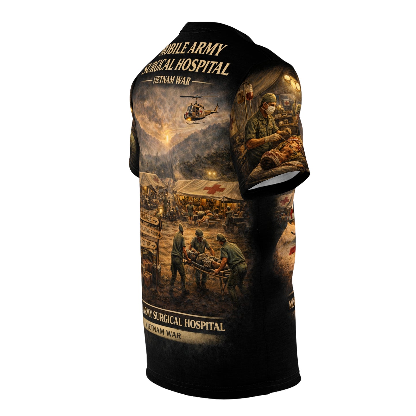 MASH Mobile Army Surgical Hospital Tribute Tee — Vietnam Veteran Memorial Shirt