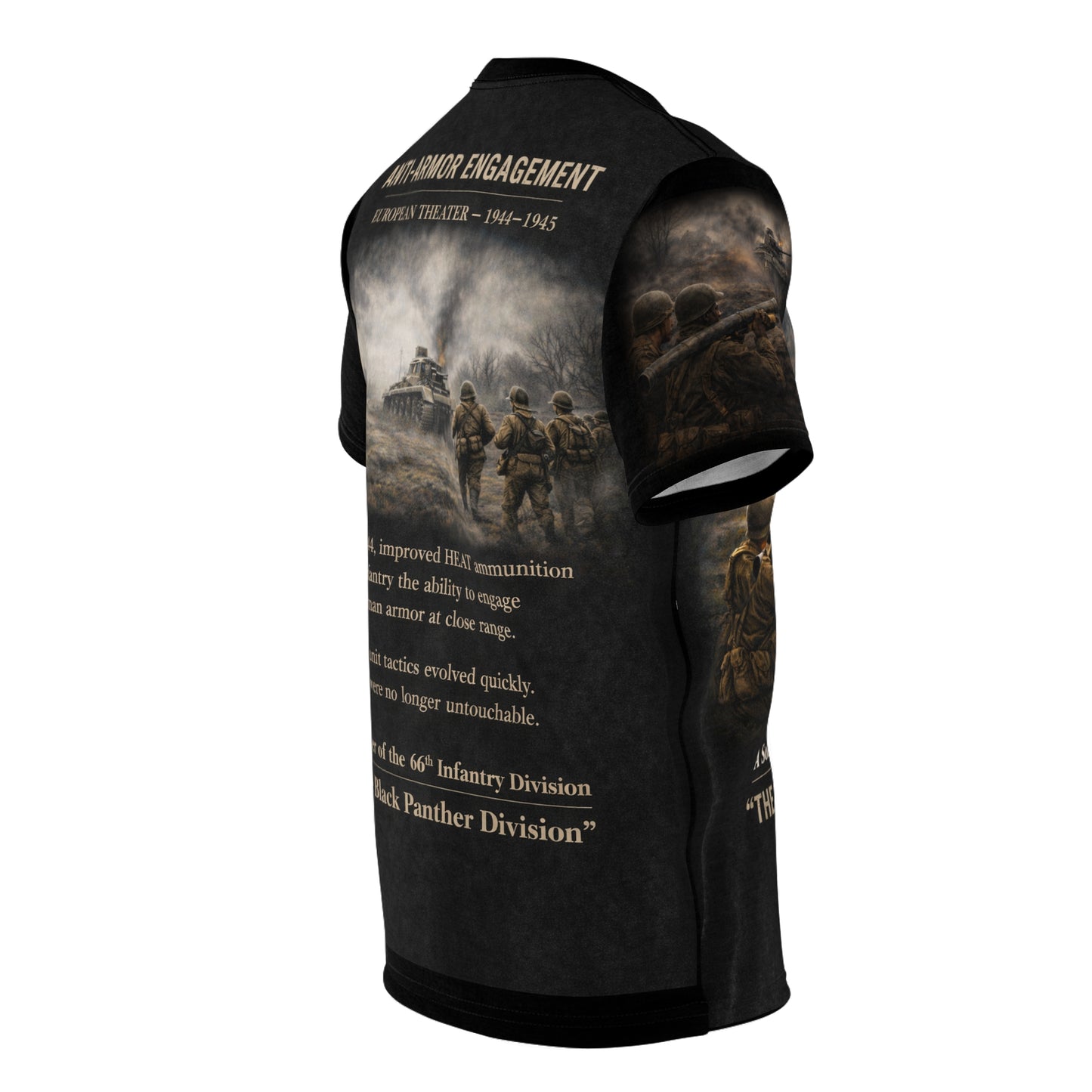 66th Infantry Division "Black Panther" Tribute Tee — Tank Ambush WWII T-Shirt