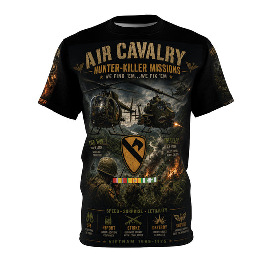 1st Cavalry Division 'Hunter-Killer Teams' Tribute Tee — Air Cav Vietnam