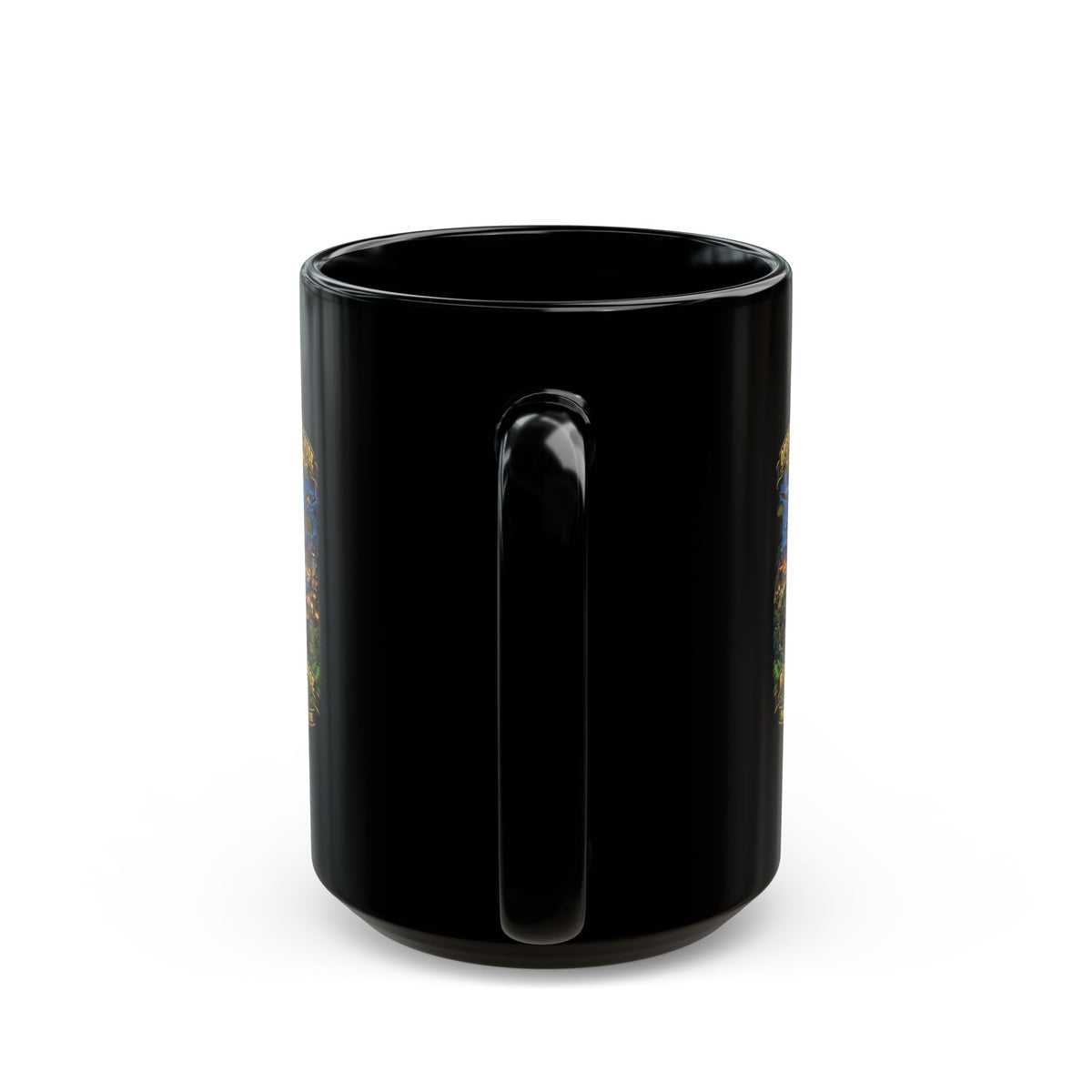 Black Mug  (15oz) - SOF - Operation Just Cause  - Panama Invasion 1989 - 75th Ranger Rgt - Rio Hato Air Base - 3D - Enhanced