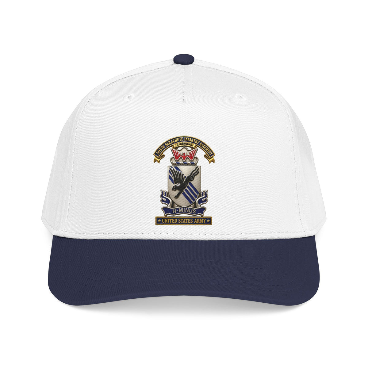 Mid Profile Baseball Cap - Army - 505th Parachute Infantry Regiment (PIR) - DUI - United States Army - 3D - Enhanced