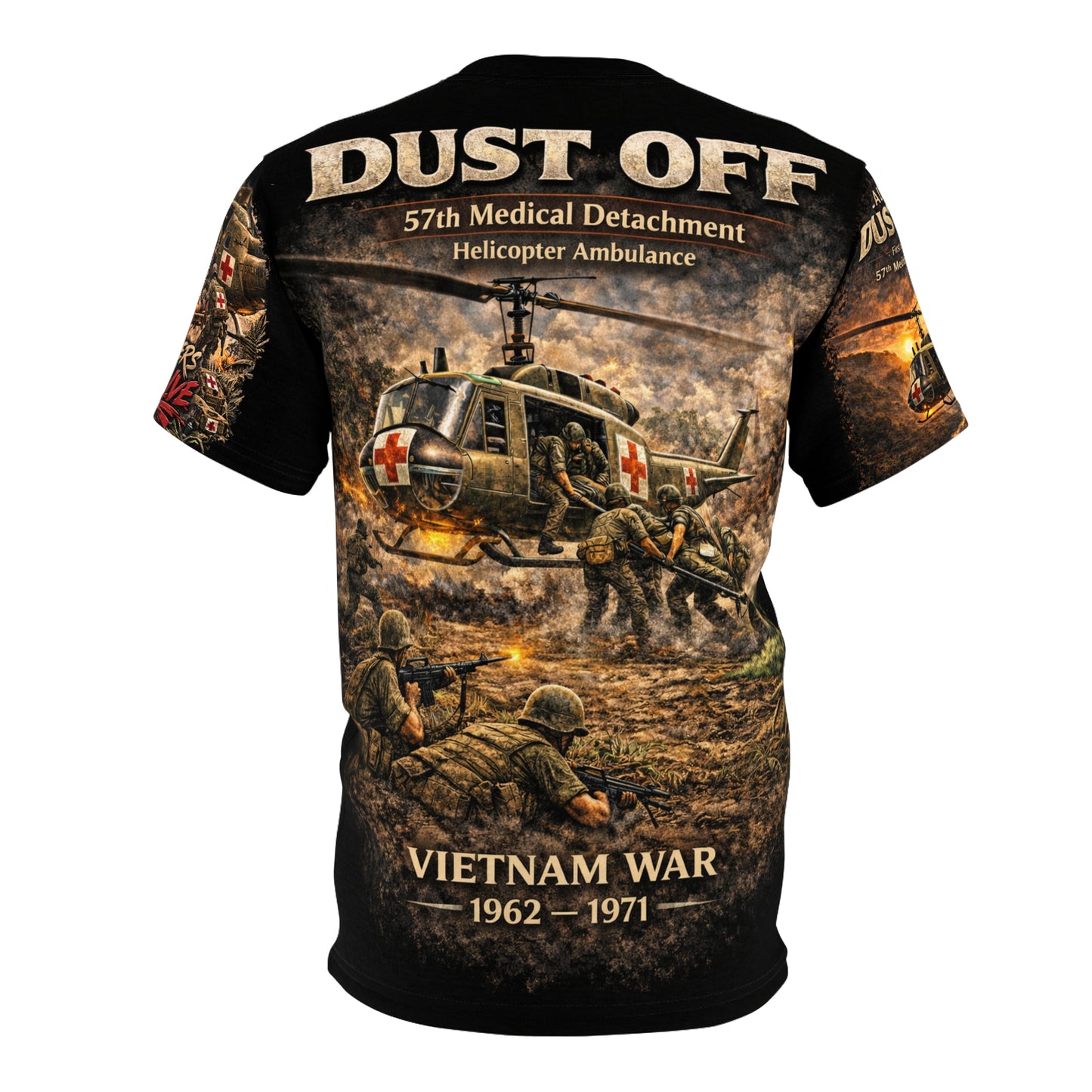 57th Medical Detachment Vietnam Tribute Tee — "The Original Dustoff" - Version 1