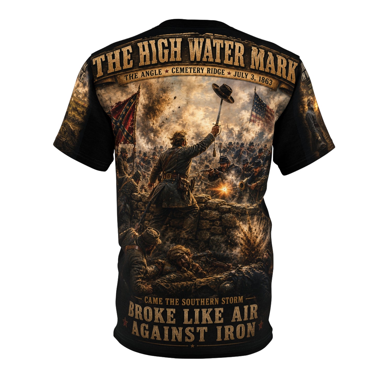 Pickett's Charge Civil War Graphic Tee — Gettysburg Battle Tribute