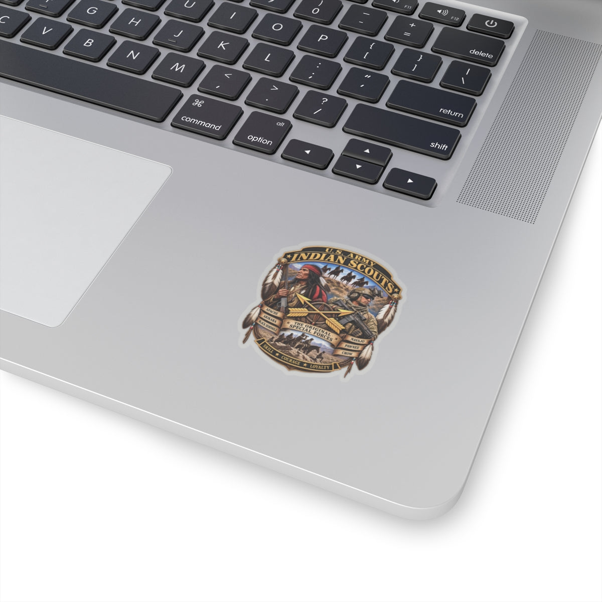 Kiss-Cut Stickers - United States Indian Scouts (USS) - Original Special Forces - 3D - Enhanced