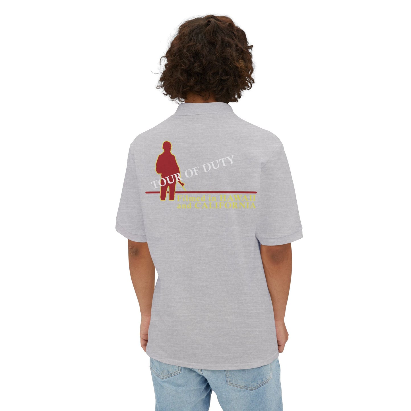 Men's Casual Piqué Polo - Tour Of Duty