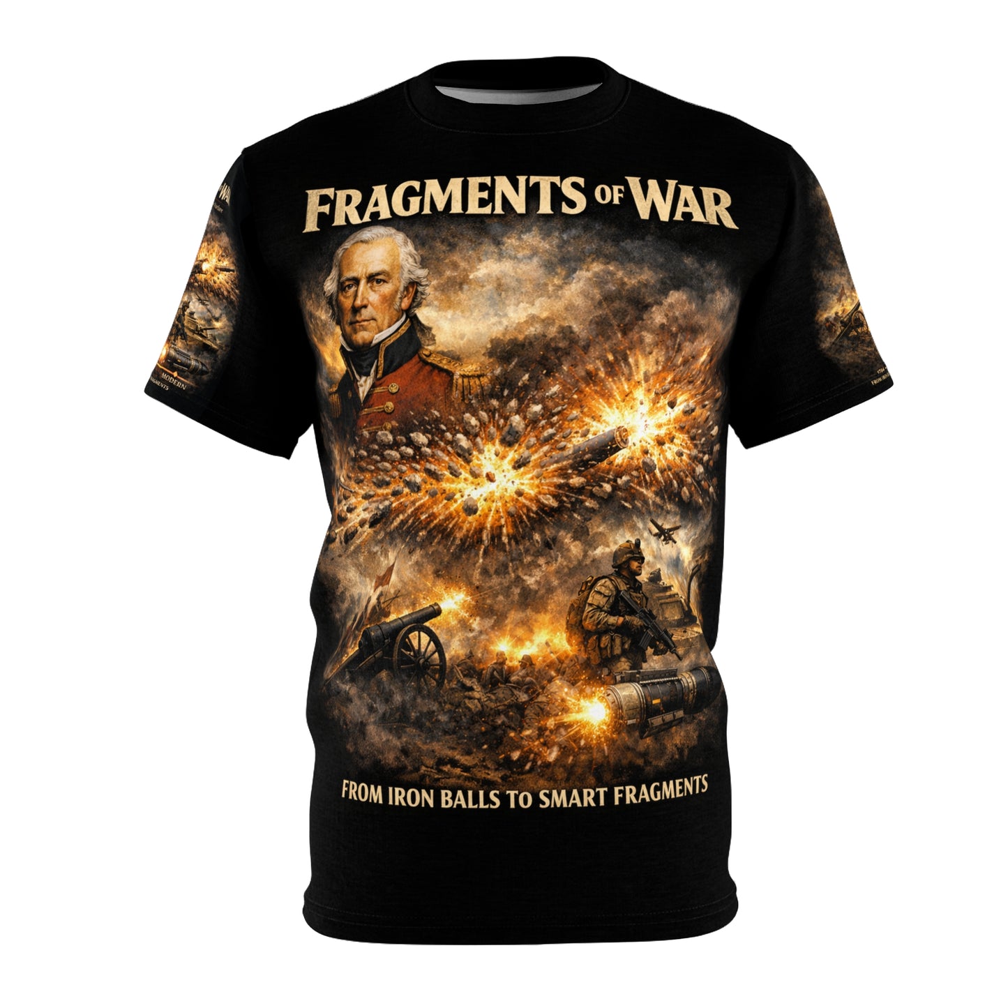 Lt Henry Shrapnel Tribute Tee — "Inventor of the Shrapnel Shell"