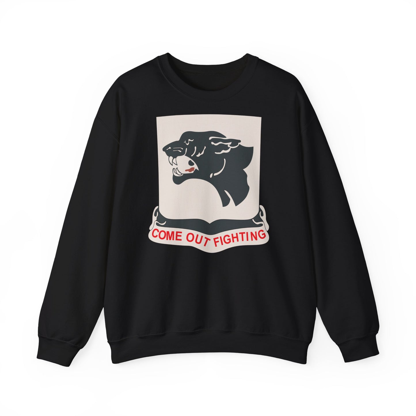 Crewneck Sweatshirt - Army - 761st Tank Battalion - Black Panthers wo Txt