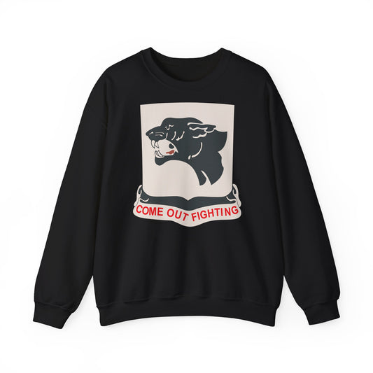 Crewneck Sweatshirt - Army - 761st Tank Battalion - Black Panthers wo Txt