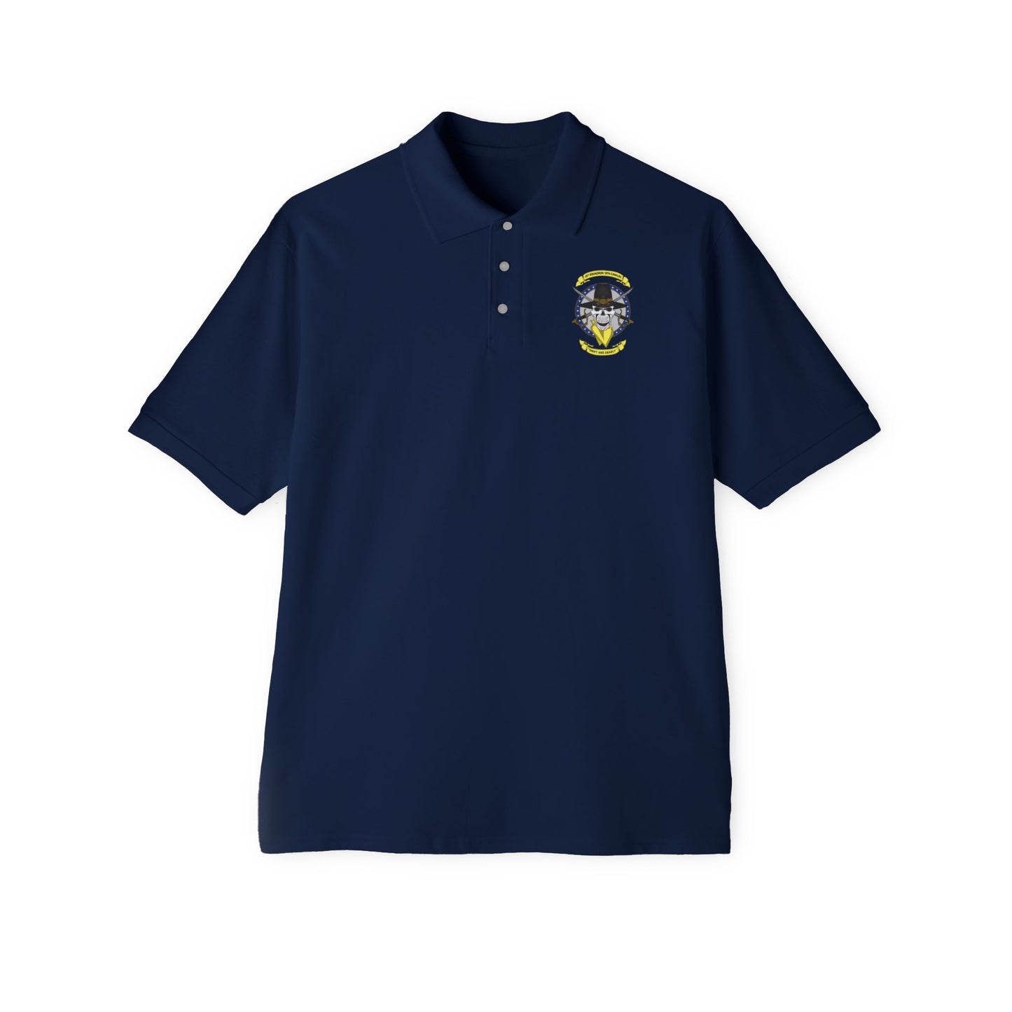 Men's Casual Piqué Polo - 1st Squadron, 18th Cavalry X 300